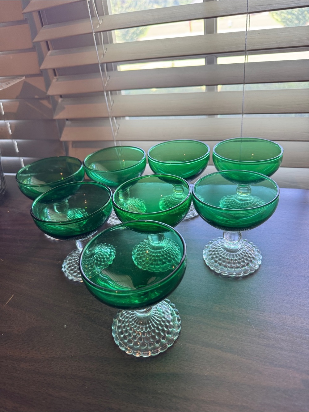 Set of 8 Anchor Hocking “Boopie” Glasses